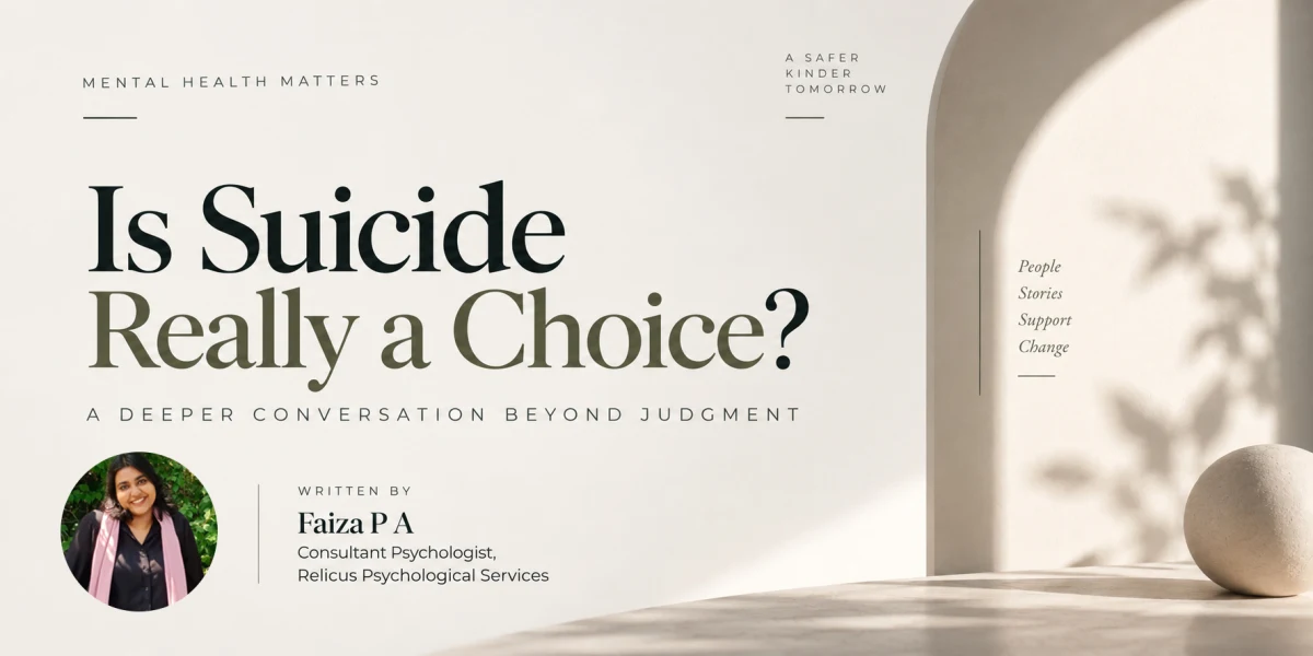Is suicide is really a choice?